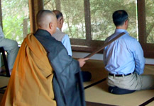 地福寺の坐禅